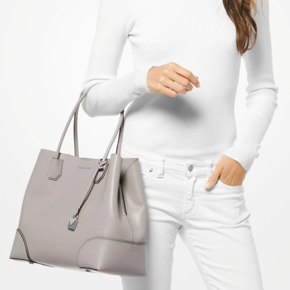 NWOT Michael Kors Mercer Gallery Large Leather Satchel Handbag